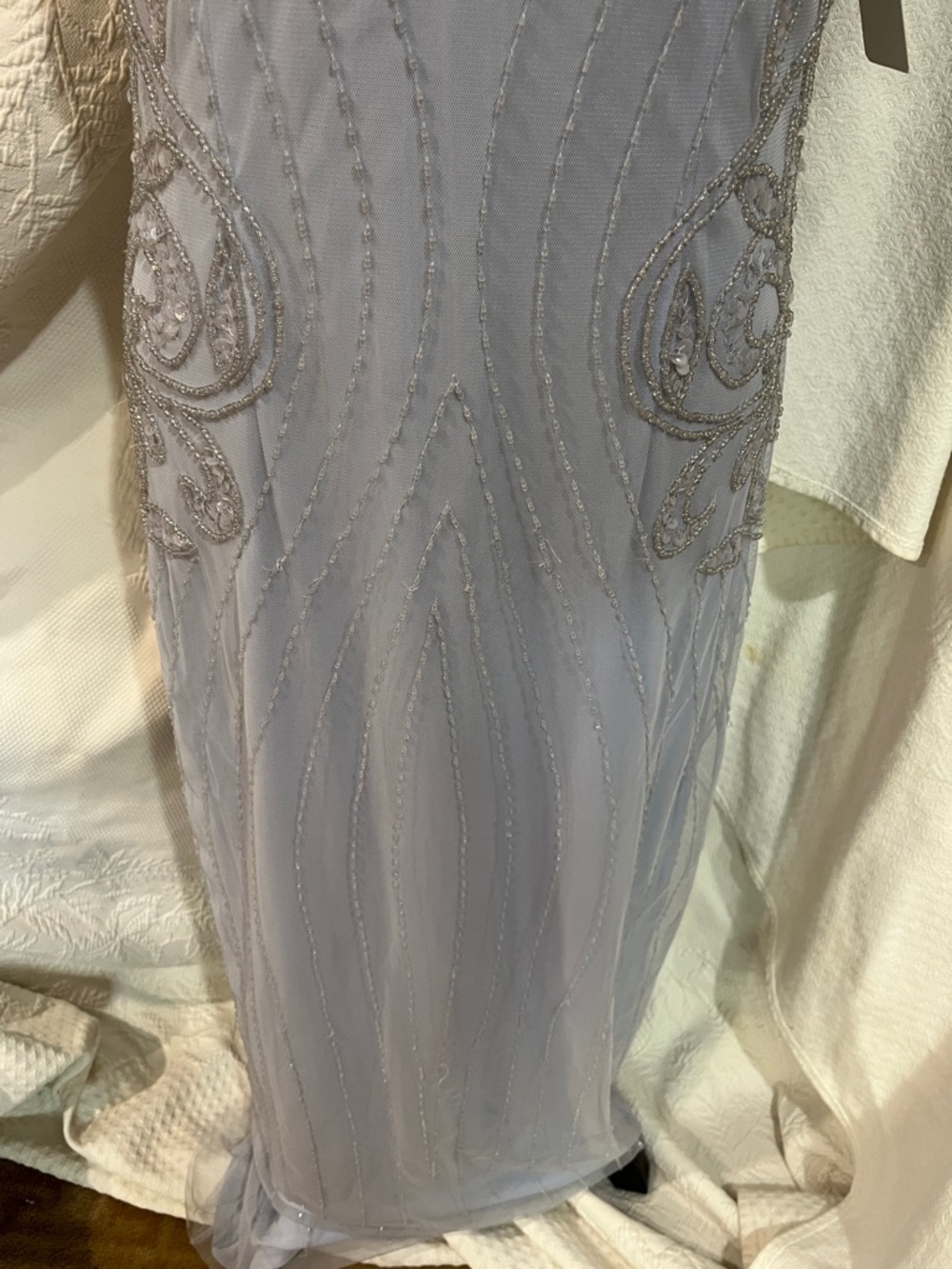 Adrianna Papell Studio beaded maxi dress, size 10, NWT - Picture 4 of 16